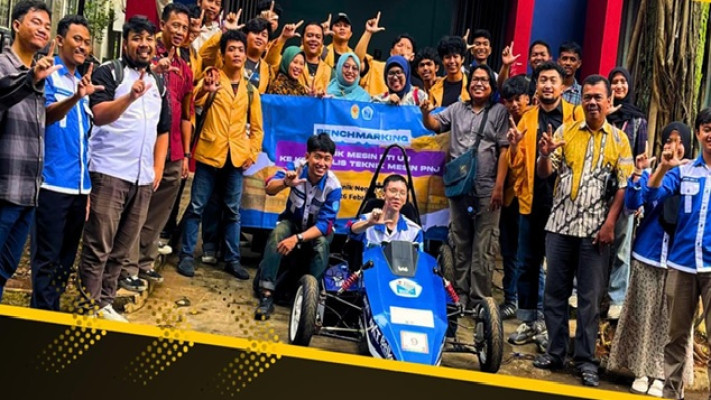 Kegiatan Benchmarking Tim Mobil Listrik (Molis) FTI Universitas Jayabaya ke KSM Molis PNJ